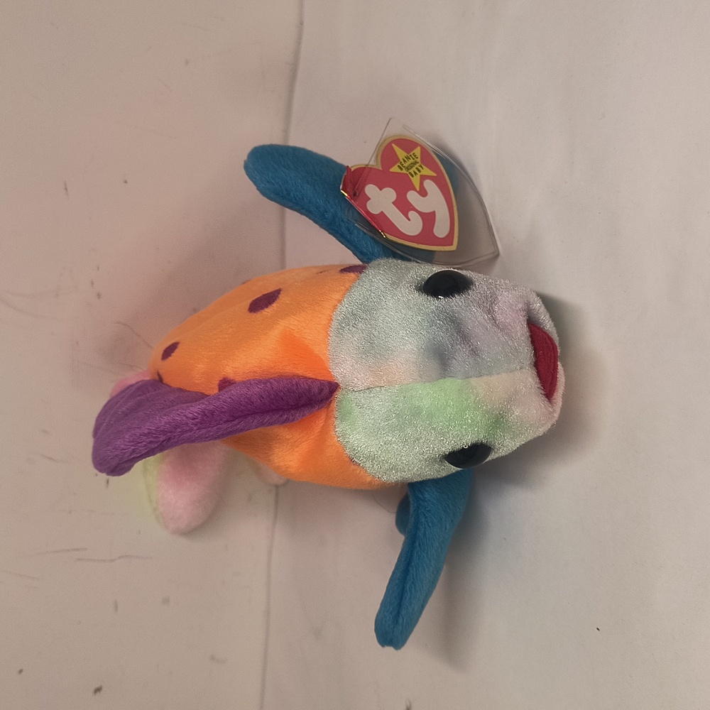 Ty Beanie Babies Lips the Fish Rare